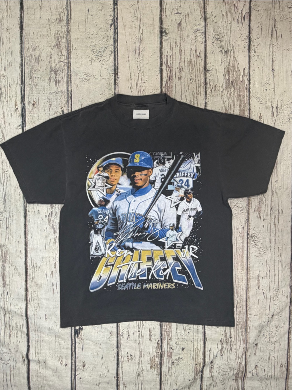Ken Griffey Jr. Seattle Mariners Retro Game Changer MLB Men's Tshirt